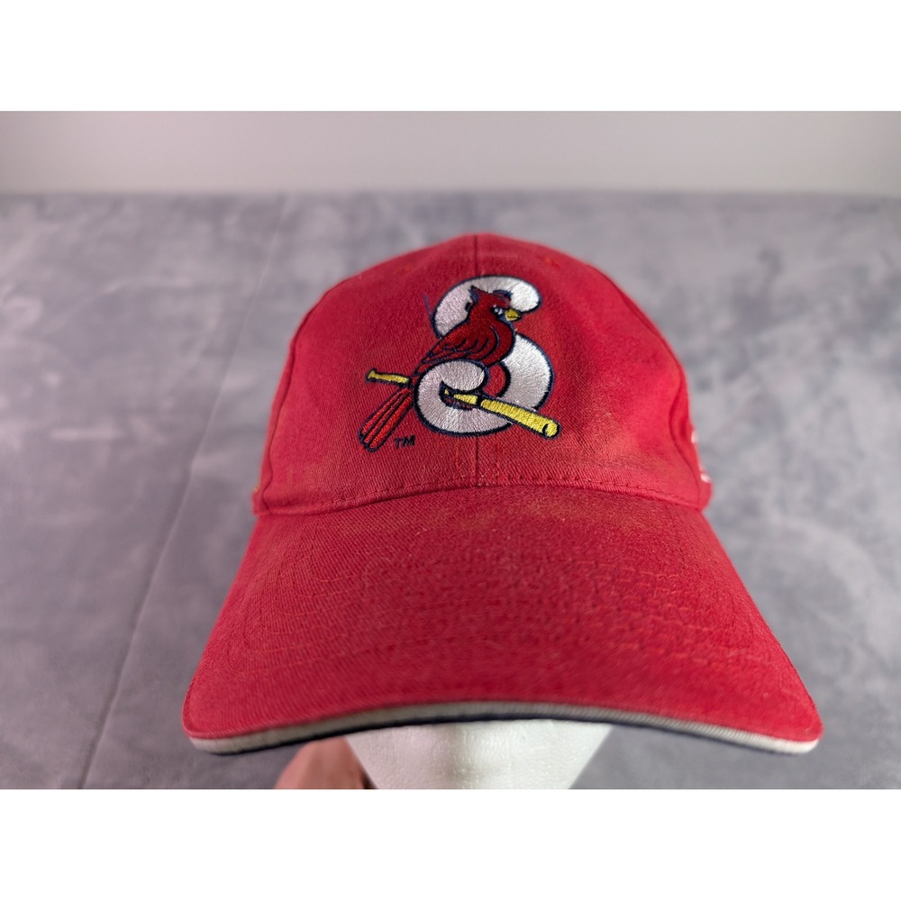 St Louis Cardinals Coca-Cola Centennial 1905-2005 Red Baseball Hat Adjustable